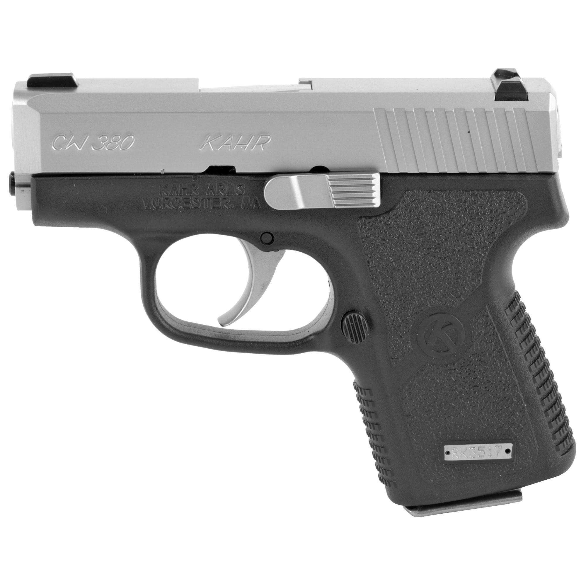 Kahr Arms CW380 Stainless / Black .380 ACP 2.58" Barrel 6-Rounds Fixed Sights - Image 2