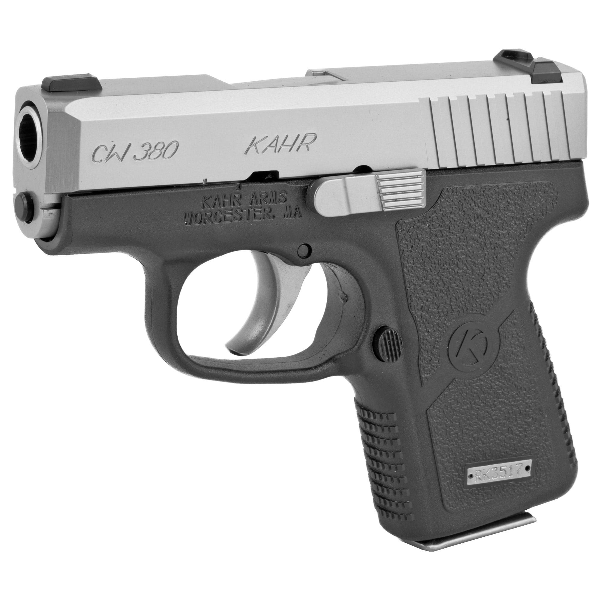 Kahr Arms CW380 Stainless / Black .380 ACP 2.58" Barrel 6-Rounds Fixed Sights - Image 3