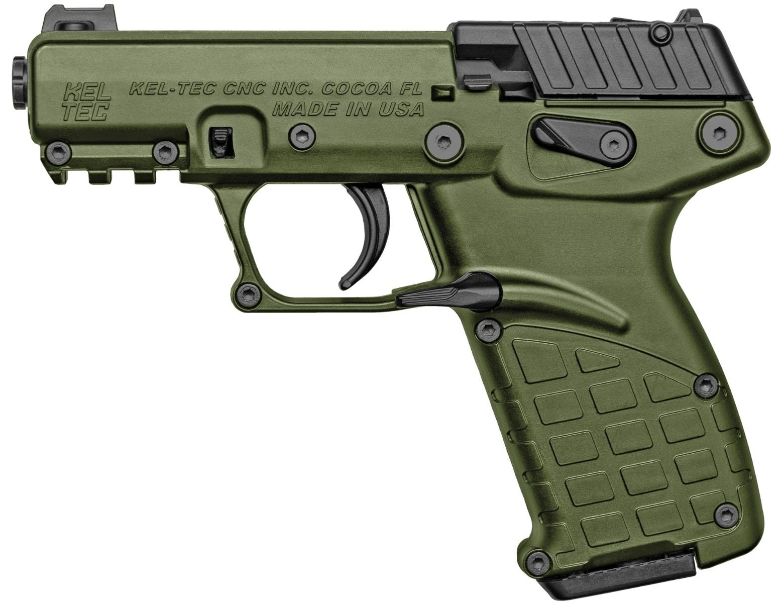 Kel-Tec P17 OD Green .22 LR 3.8" Barrel 16-Rounds Includes 3 Magazines - Image 2