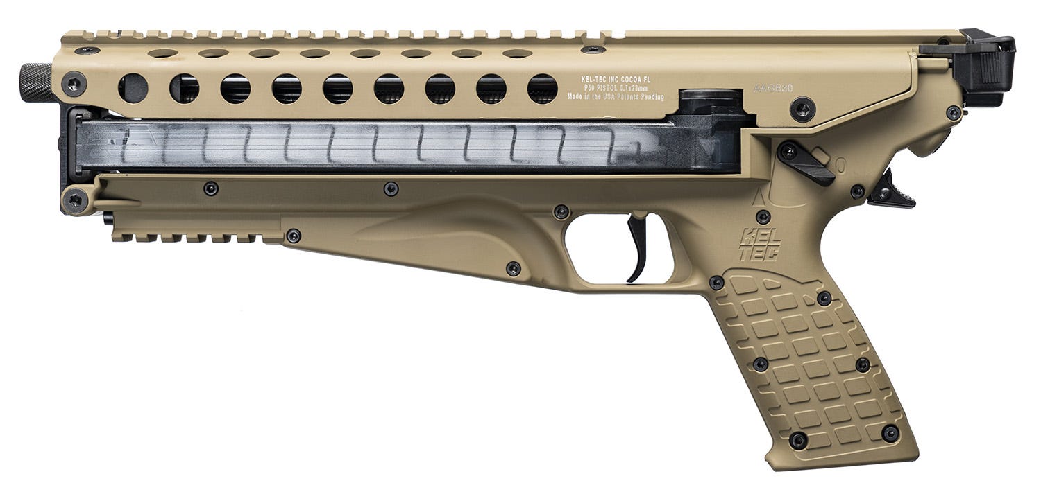 Kel-Tec P50 Tan 5.7 X 28 9.6" Barrel 50-Rounds - Image 2