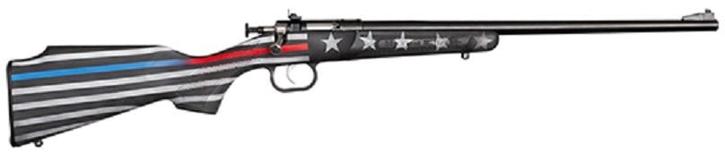 Keystone Crickett Black / White Old Glory .22 LR 16.125" Barrel 1-Rounds