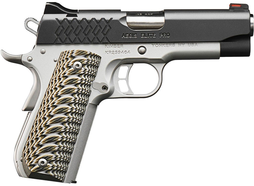 Kimber Aegis Elite Pro Stainless / Black .45 ACP 4" Barrel 9-Rounds