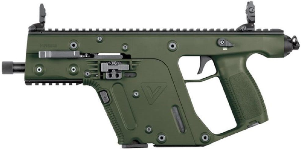 Kriss Vector SDP OD Green 9mm 5.5" Barrel 17-Rounds