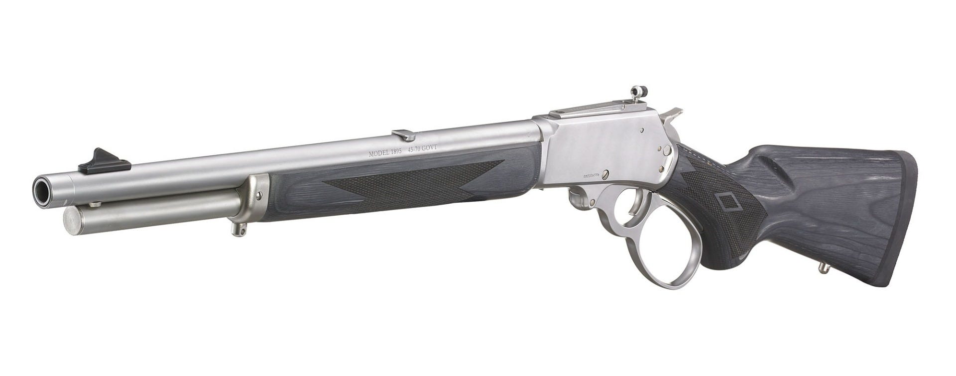 Marlin 1895 Trapper Stainless .45-70 16.1" Barrel 5-Rounds Skinner Sights - Image 4