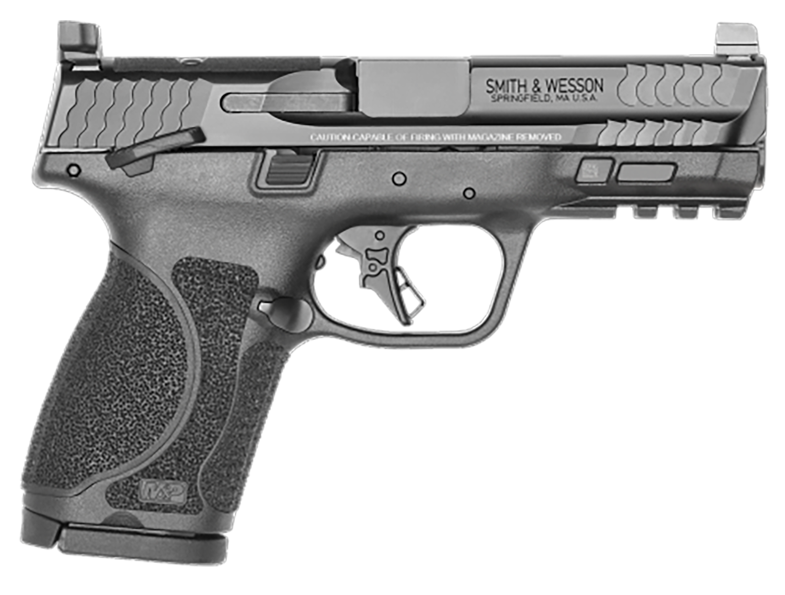 Smith and Wesson M&P 2.0 Compact 9mm 4" Barrel 15-Rounds Optics Ready