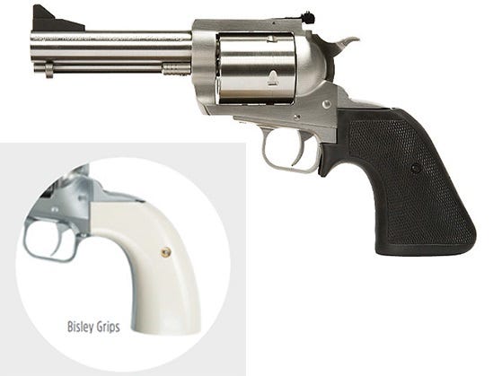 Magnum Research BFR Stainless .500 JRH 5.5" Barrel 5-Rounds Bisley Grips - Image 2