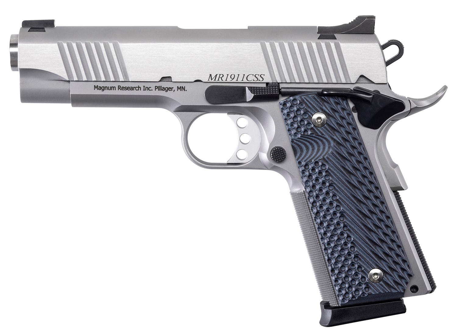Magnum Research Desert Eagle 1911 C Stainless .45 ACP 4.3" Barrel 8-Rounds - Image 2