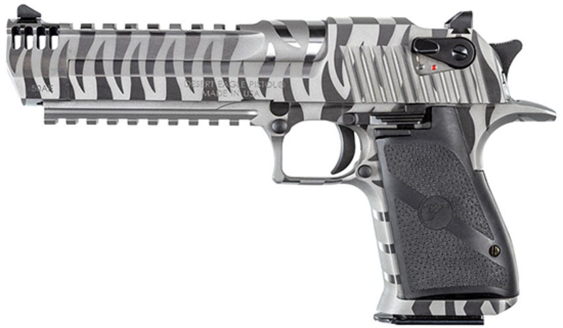 Magnum Research Desert Eagle Stainless Tiger Stripe .50 AE 6" Barrel 7-Rounds
