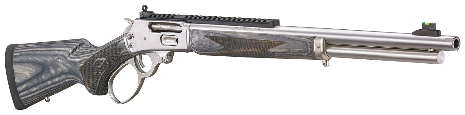 Marlin 1895 SBL Gray/Stainless .45-70 GOV 19.1" Barrel 6-Rounds Tritium Fiber Optic Front Sight - Image 6