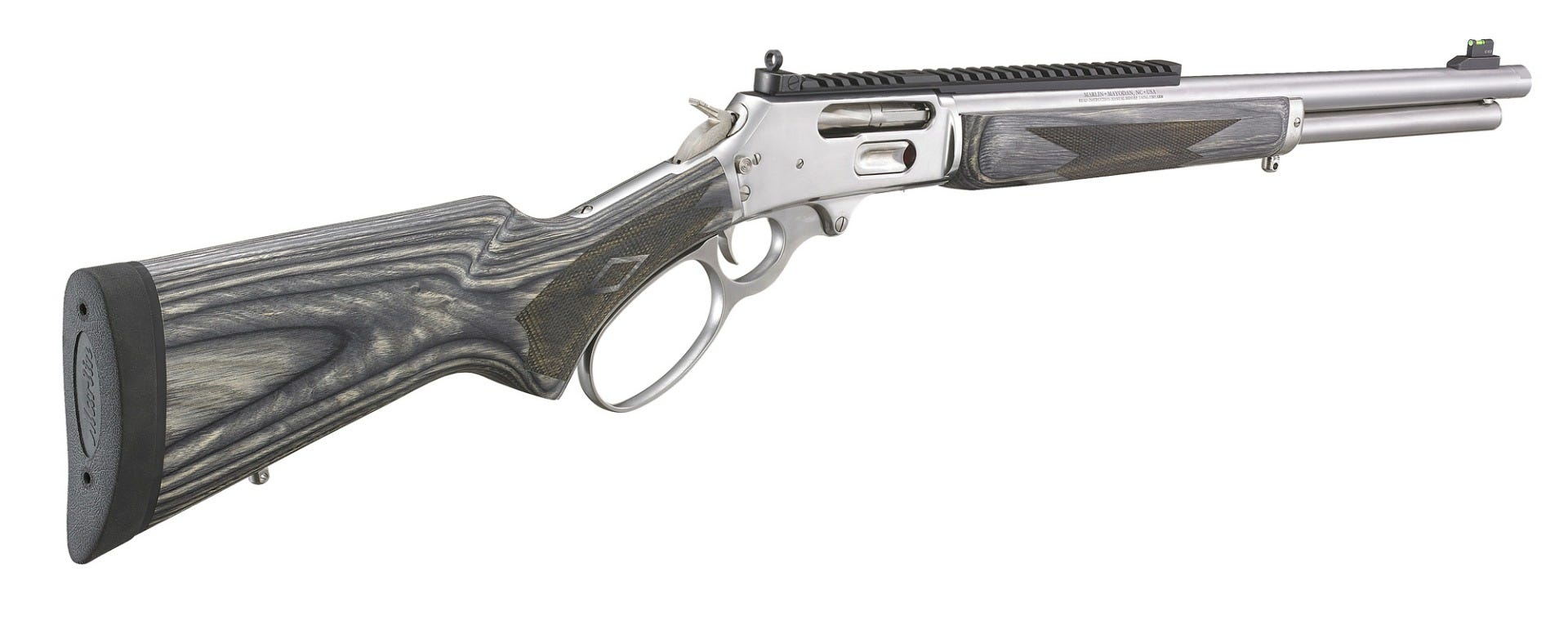 Marlin 1895 SBL Gray/Stainless .45-70 GOV 19.1" Barrel 6-Rounds Tritium Fiber Optic Front Sight - Image 2