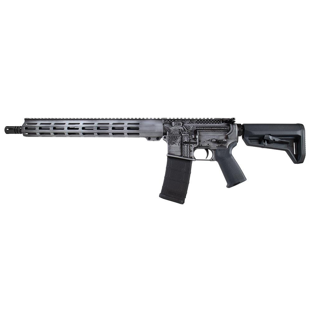Shark Coast Tactical AR-15 "Armed Forces Grey" 5.56 16" Barrel 30-Rounds - Image 3