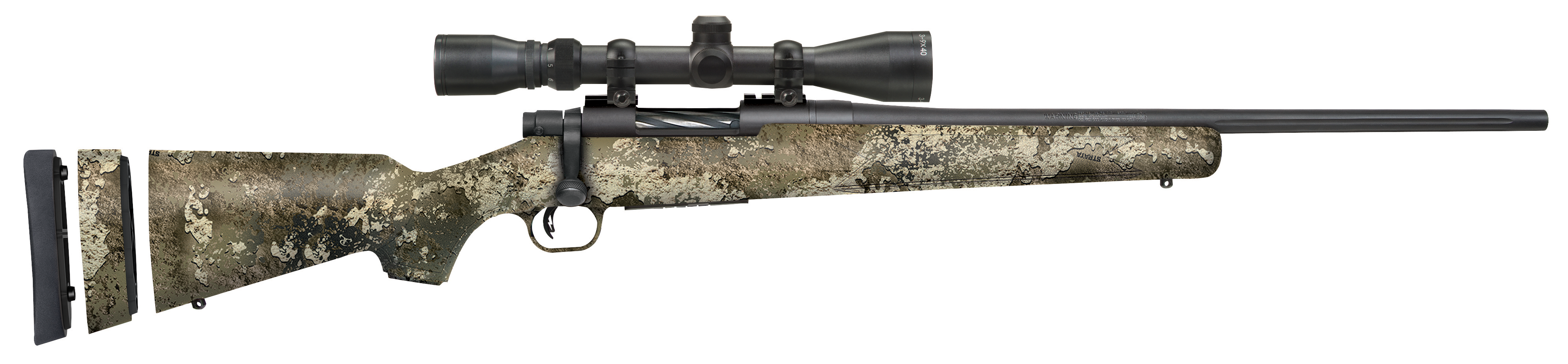 Mossberg Patriot Super Bantam TrueTimber Strata 7mm-08 20" Barrel 5-Rounds 3-9x40mm Scope