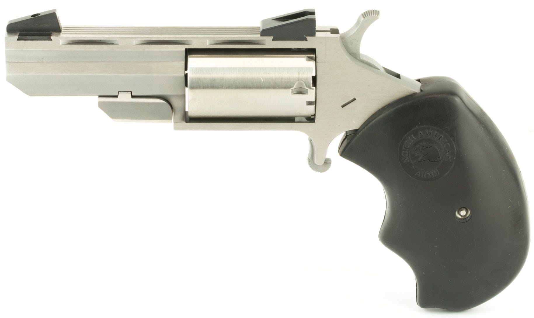 North American Arms Black Widow Stainless .22 LR 2" Barrel 5-Rounds - Image 3