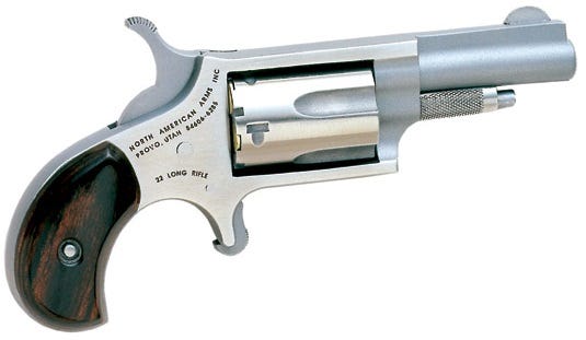 NAA Mini-Revolver Stainless .22 LR 1.625" Barrel 5-Rounds Fixed Sights - Image 2
