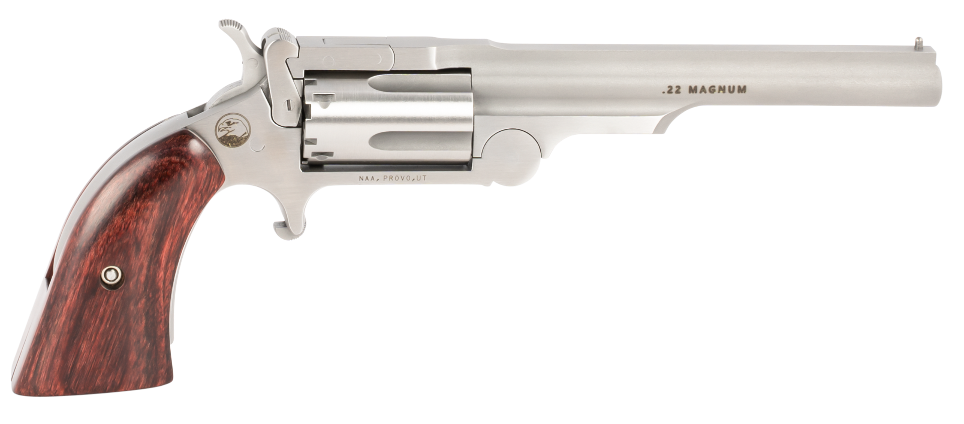 North American Arms Ranger II Stainless .22 Mag 4" Barrel 5-Rounds Bead Front Sight