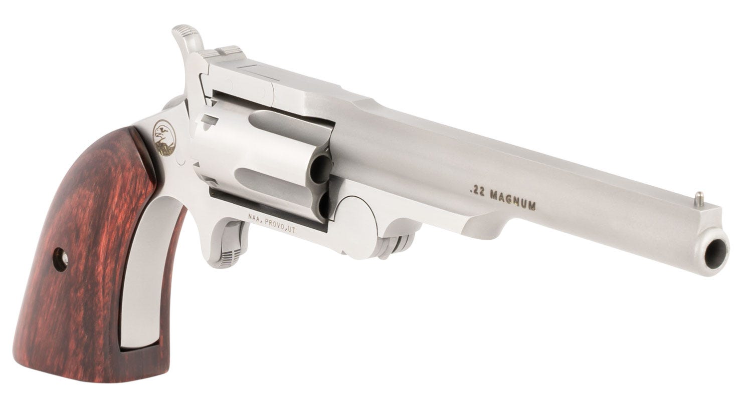 North American Arms Ranger II Stainless .22 Mag 4" Barrel 5-Rounds Bead Front Sight - Image 3