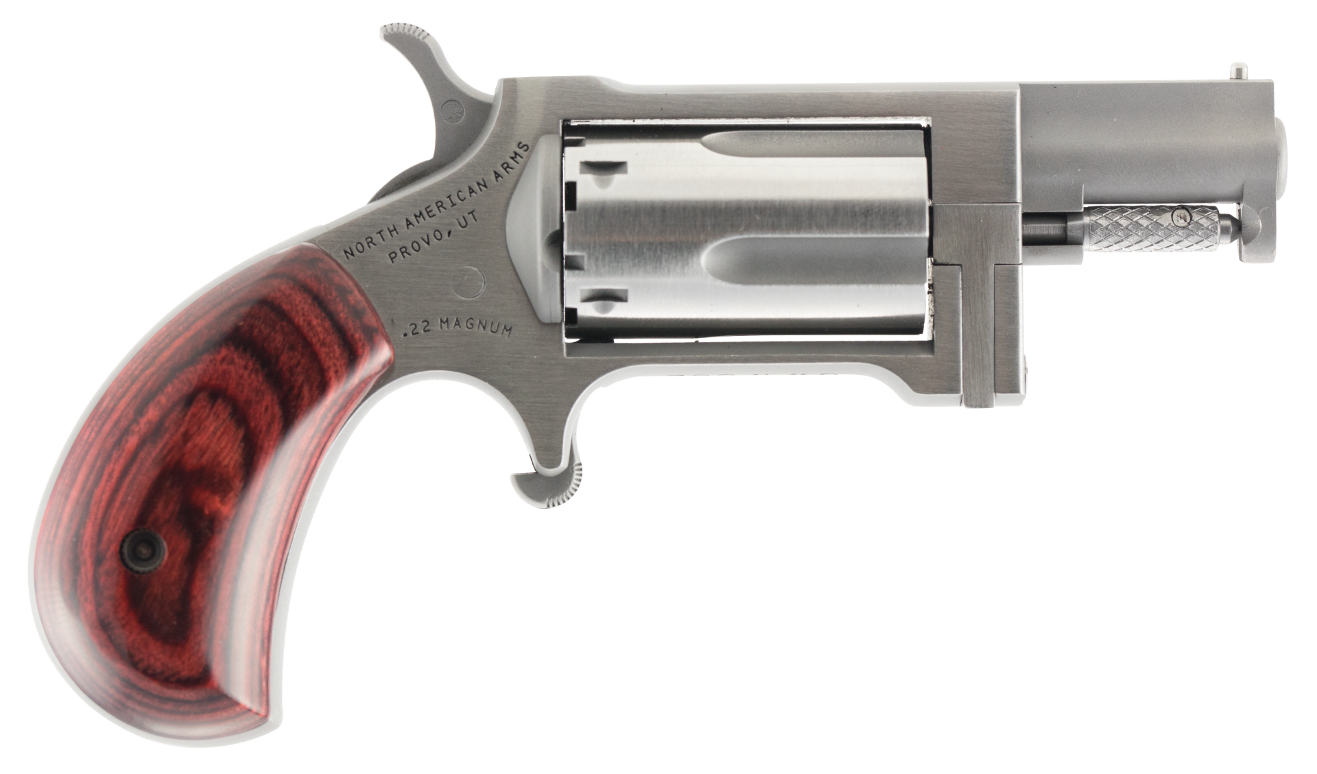 North American Arms Sidewinder Revolver Stainless .22 Mag 1.5" Barrel 5-Rounds