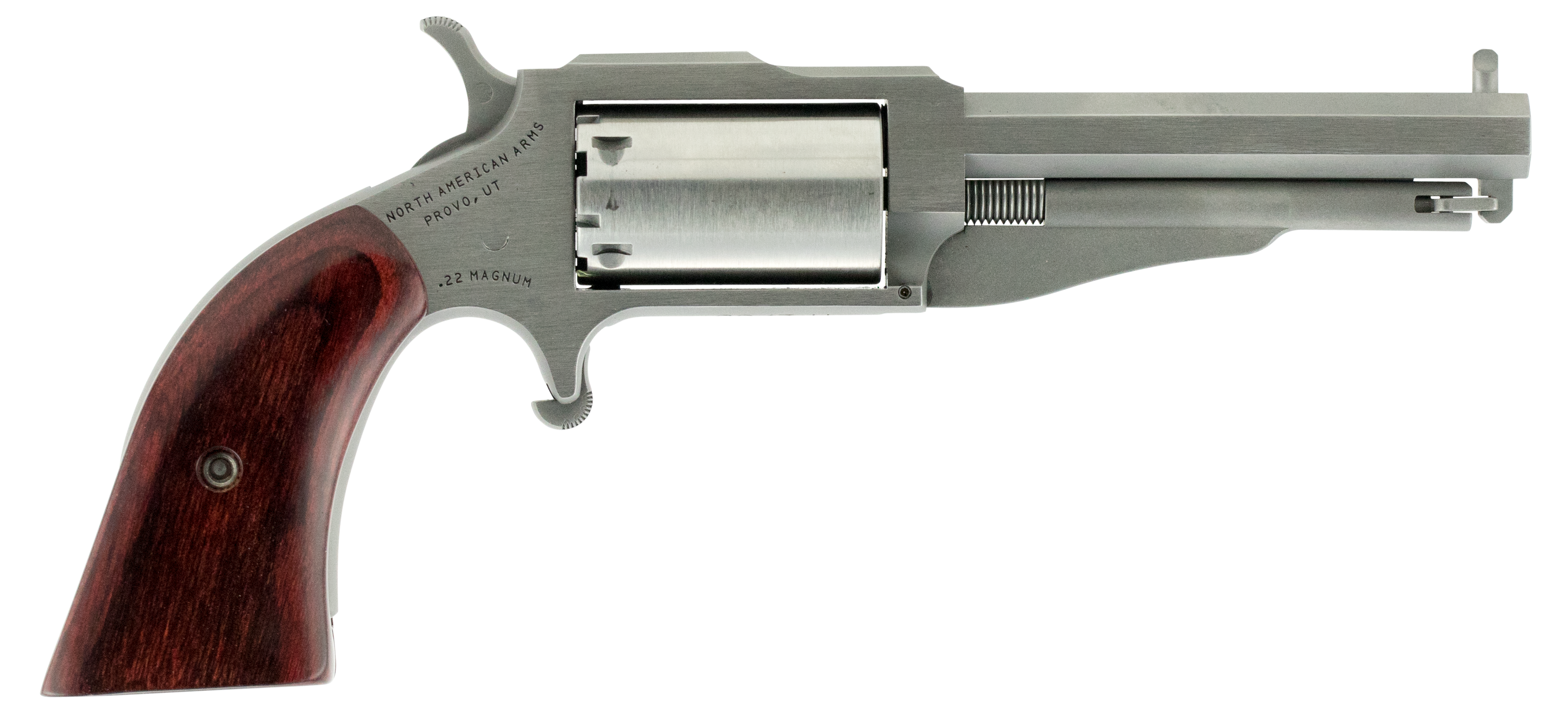 North American Arms 1860 The Earl Stainless .22 LR / .22 Mag 3" Barrel 5-Rounds
