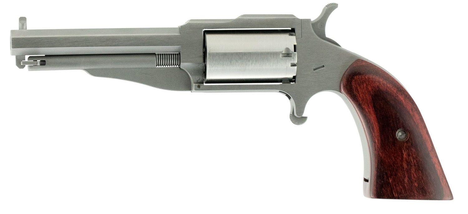 North American Arms 1860 The Earl Stainless .22 LR / .22 Mag 3" Barrel 5-Rounds - Image 2