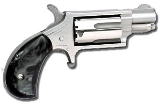 North American Arms Mini-Revolver Stainless .22 Mag 1.125" Barrel 5-Rounds Black Pearl Grips