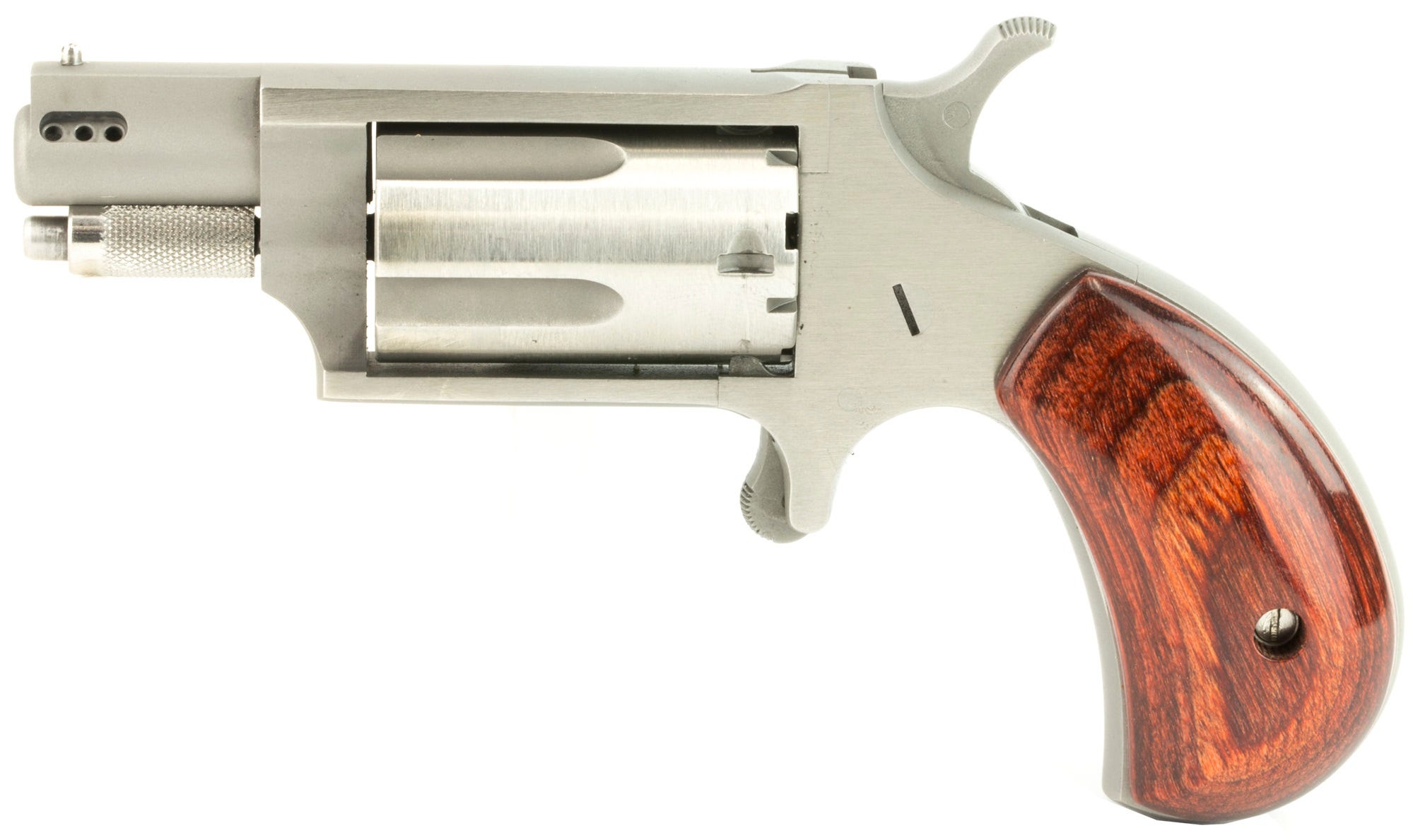 North American Arms Mini Revolver Stainless .22 LR / .22 Mag 1.125" Barrel 5-Rounds - Image 2