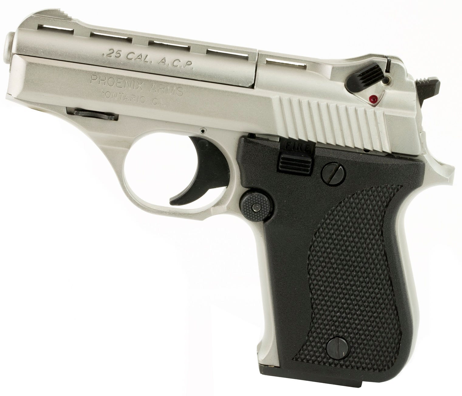 Phoenix Arms HP25A Nickel .25 ACP 3" Barrel 9-Rounds - Image 2