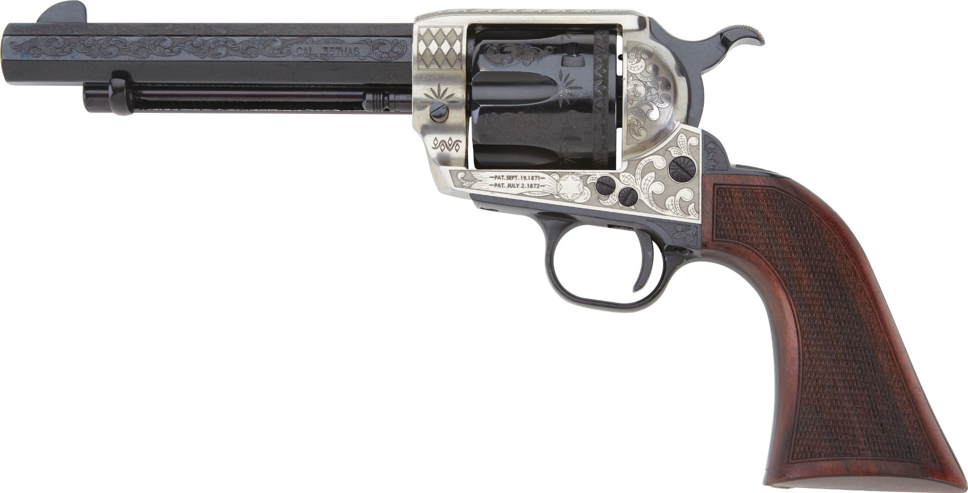 Pietta 1873 GW2 Deluxe Alchimista III .45 LC 5.5" Barrel 6-Rounds Engraved