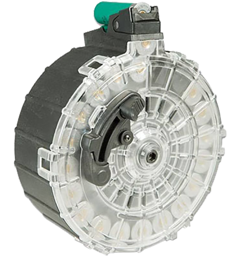 Pro Mag Industries Standard Drum Magazine 12 GA 20-Rounds for Saiga