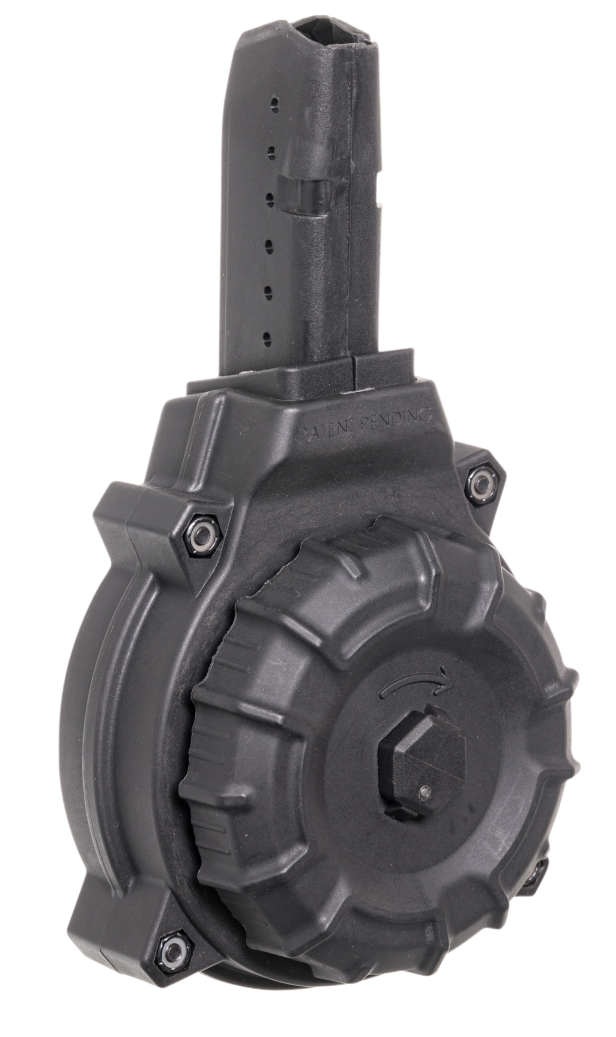 Pro Mag Industries Standard Drum Magazine 9mm 50-Rounds for Glock-style AR15