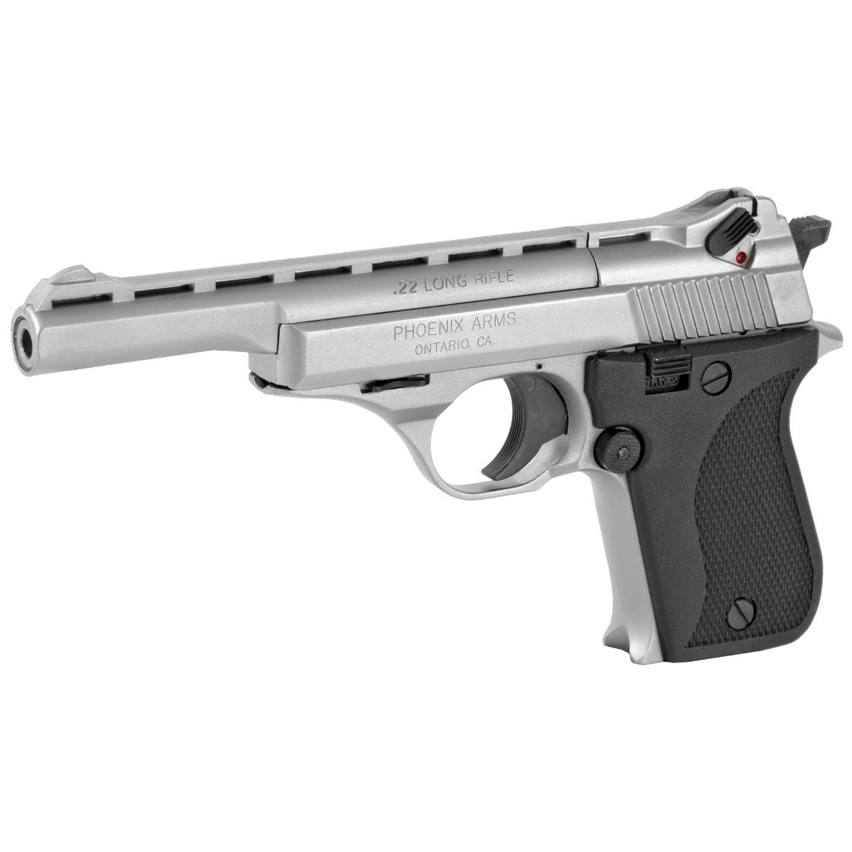 Phoenix Arms HP22A Deluxe Rangemaster Satin Nickel .22LR 3" & 5" Barrel 10-Rounds - Image 3