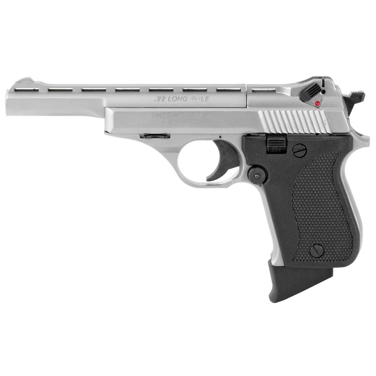Phoenix Arms HP22A Deluxe Rangemaster Satin Nickel .22LR 5" Barrel 10-Rounds - Image 2