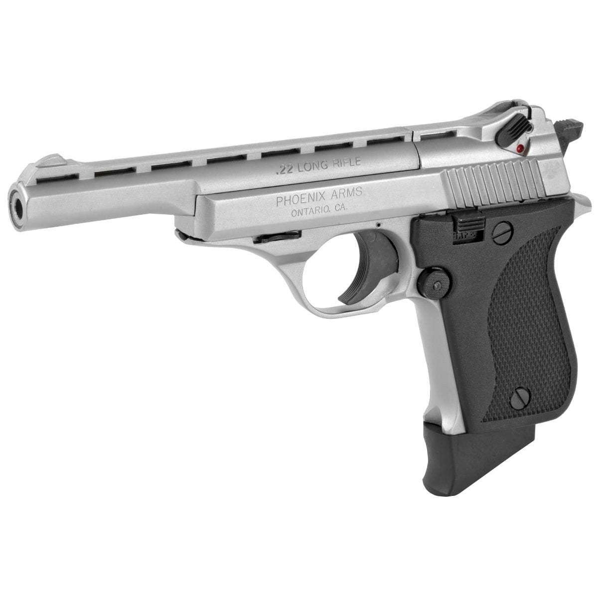 Phoenix Arms HP22A Deluxe Rangemaster Satin Nickel .22LR 5" Barrel 10-Rounds - Image 3