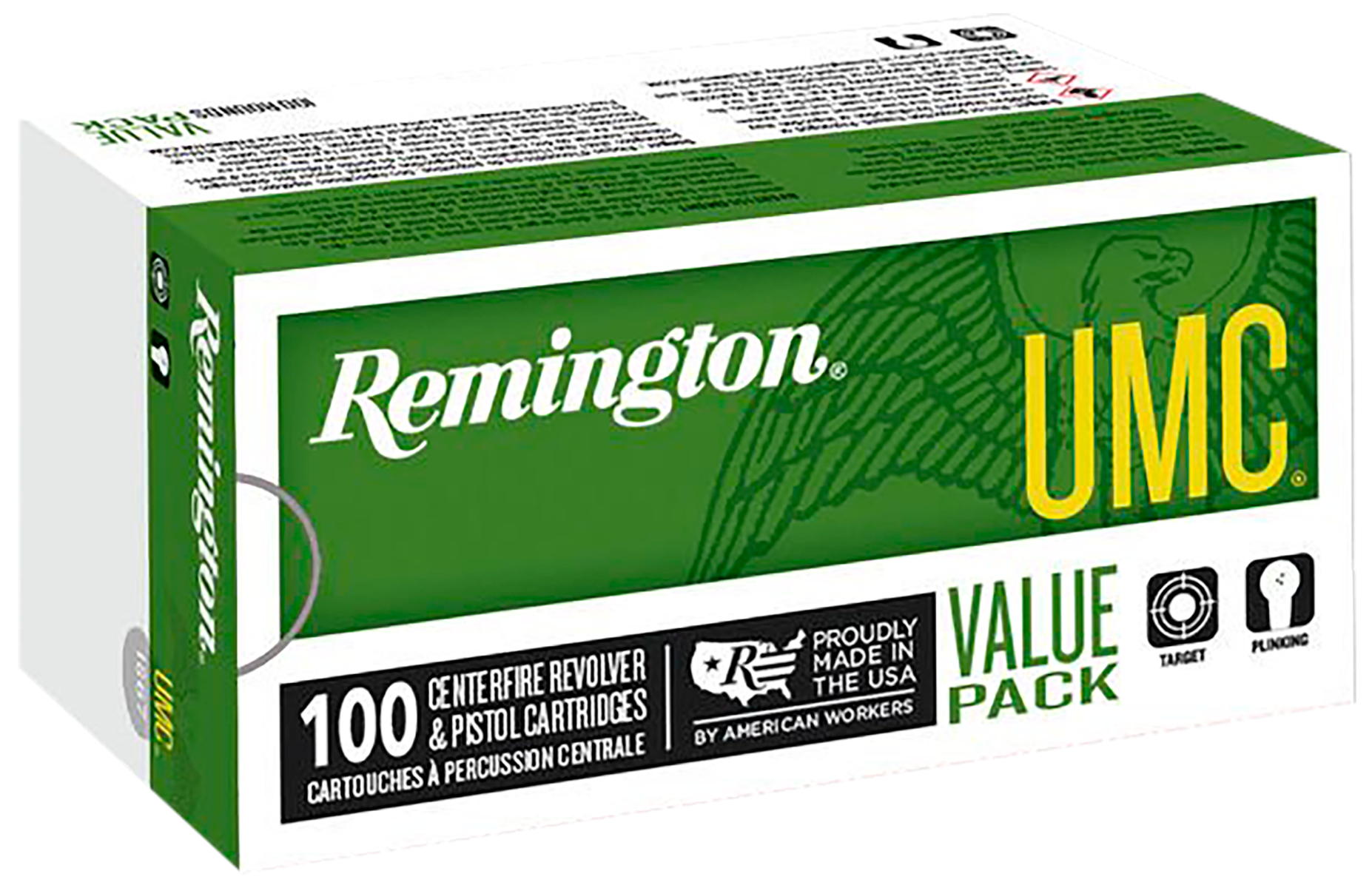 Remington UMC Value Pack Brass .357 Mag 125-Grain 100-Rounds SJHP