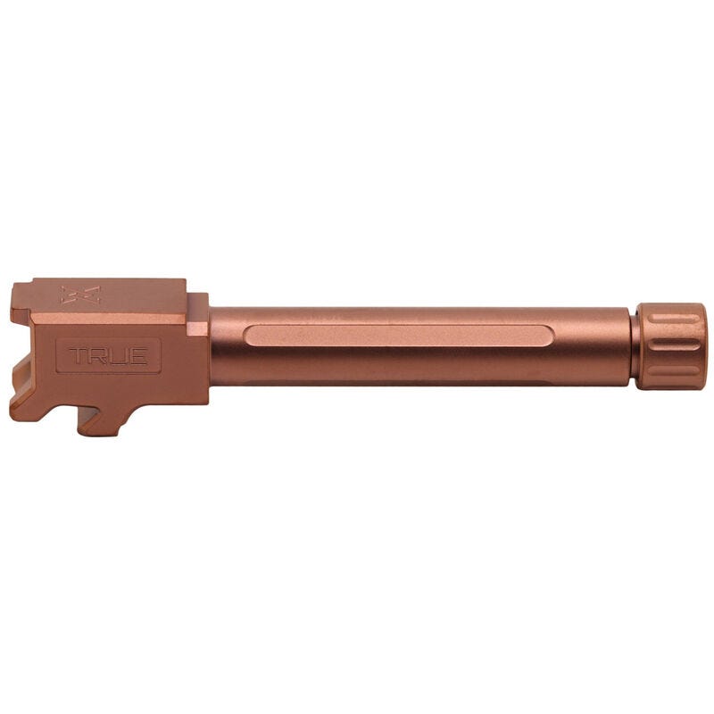 True Precision Replacement Barrel Copper 9mm Threaded for CZ P-10C
