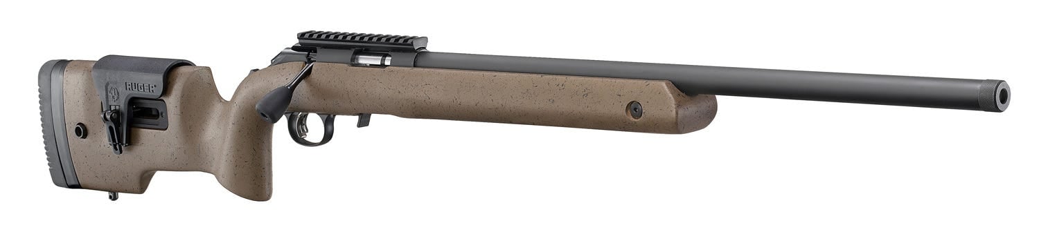 Ruger American Rimfire Long Range Target Brown .22 LR 22" 10 Rounds - Image 3