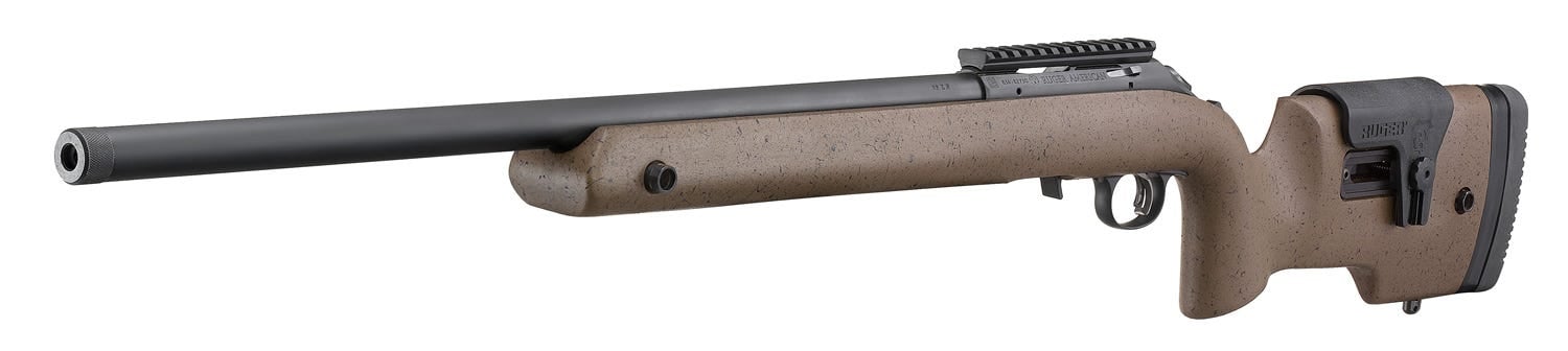 Ruger American Rimfire Long Range Target Brown .22 LR 22" 10 Rounds - Image 4