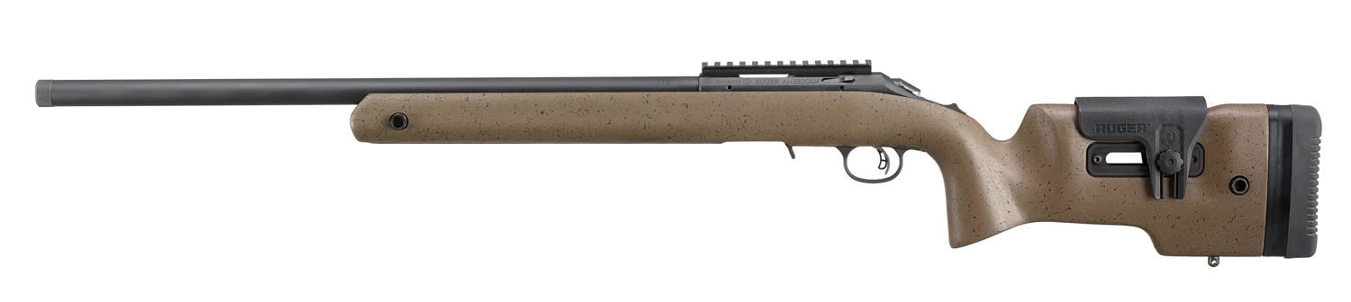 Ruger American Rimfire Long Range Target Brown .22 LR 22" 10 Rounds - Image 2