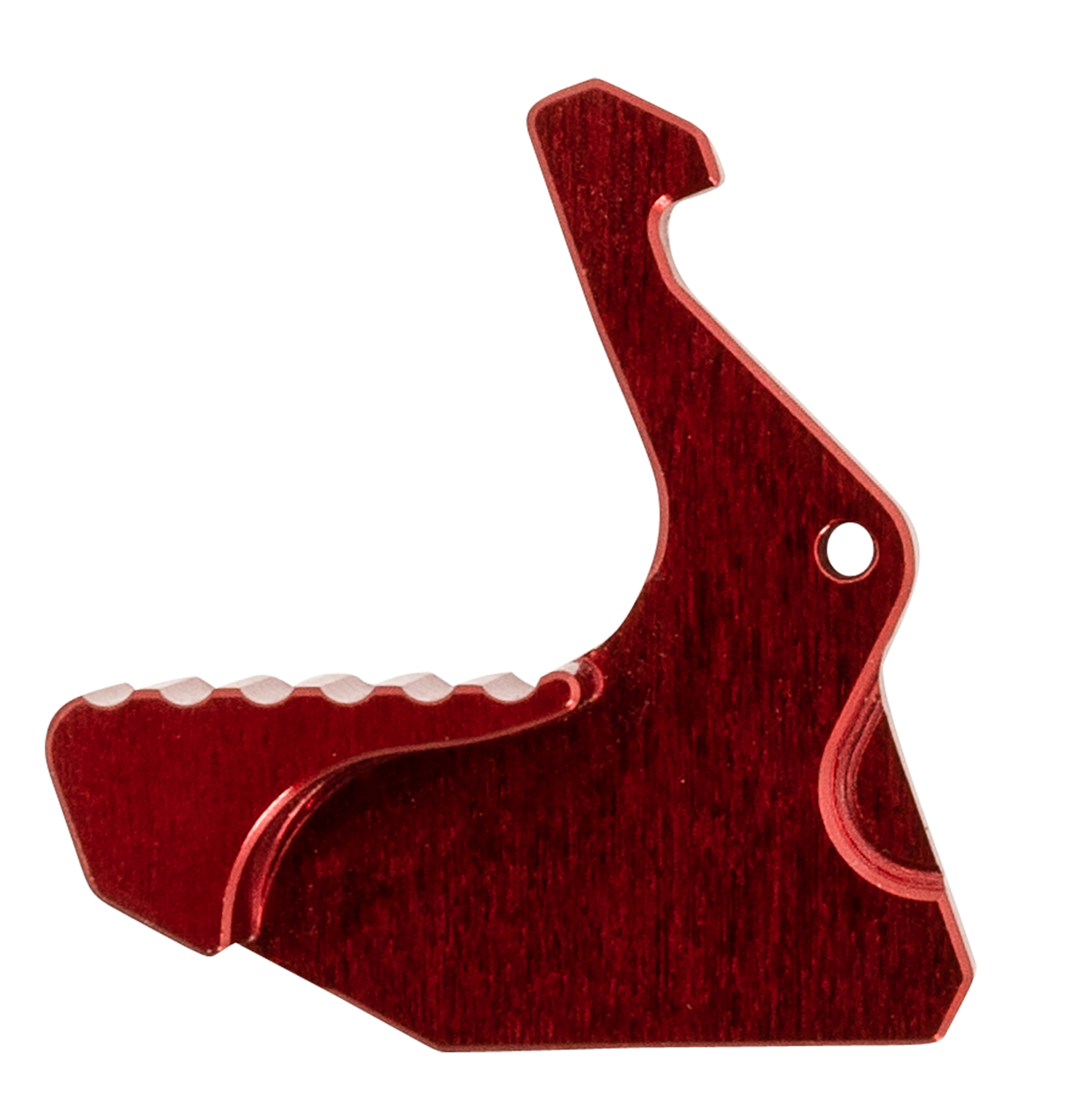 Rise Armament Charging Handle Latch Red Extended for Mil-Spec AR-Platform