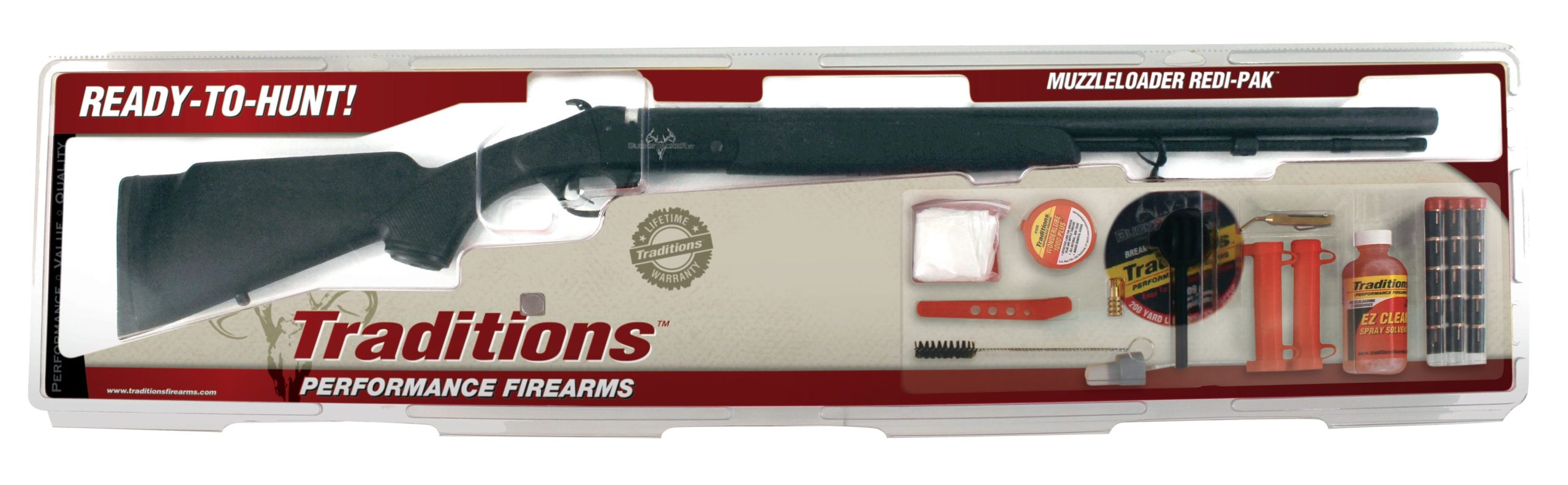 Traditions Buckstalker XT .50 Cal Muzzle Loader 24" Barrel Redi-Pak
