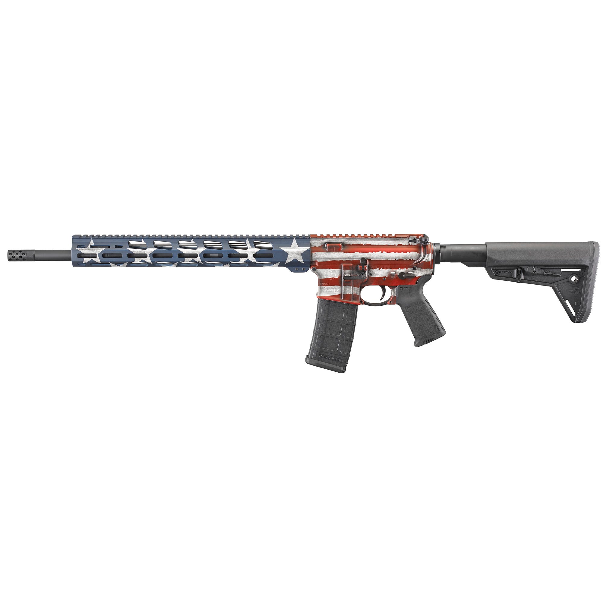 Ruger AR-556 MPR American Flag 5.56/.223 18" Barrel 30-Rounds - Image 2