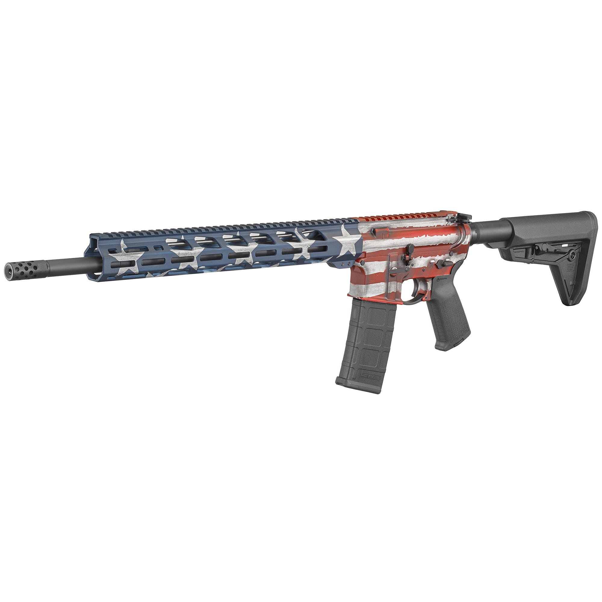Ruger AR-556 MPR American Flag 5.56/.223 18" Barrel 30-Rounds - Image 3