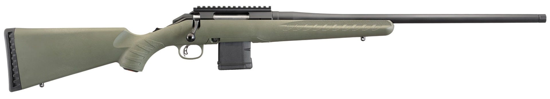 Ruger American Predator Moss Green .223 Rem 22" Barrel 10-Rounds AR Magazine