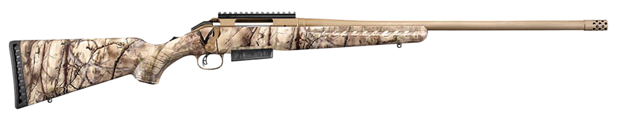 Ruger American Rifle Go Wild Camo 6.5 PRC 24" Barrel 3-Rounds