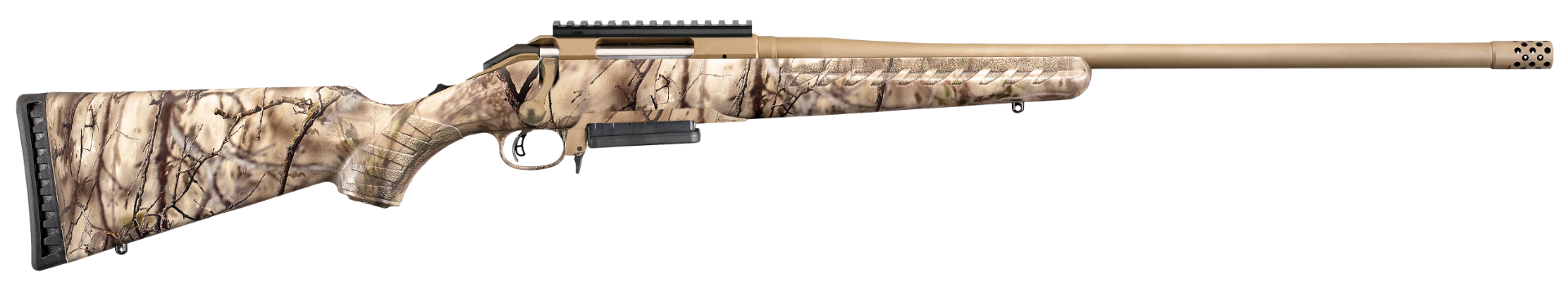 Ruger American Go Wild Camo 7mm-08 22" Barrel 3-Rounds
