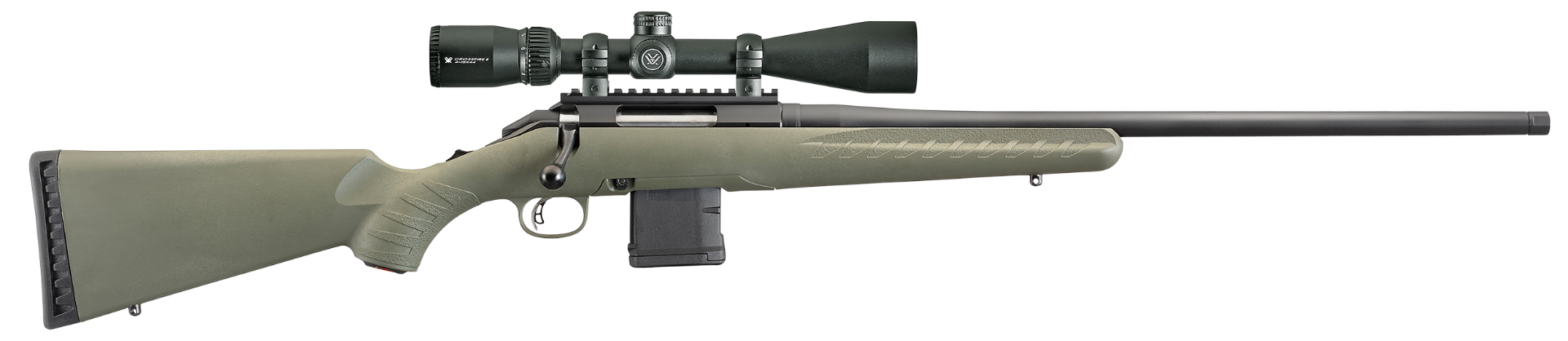 Ruger American Predator Moss Green .223 Rem 22" Barrel 10-Rounds Vortex Crossfire II
