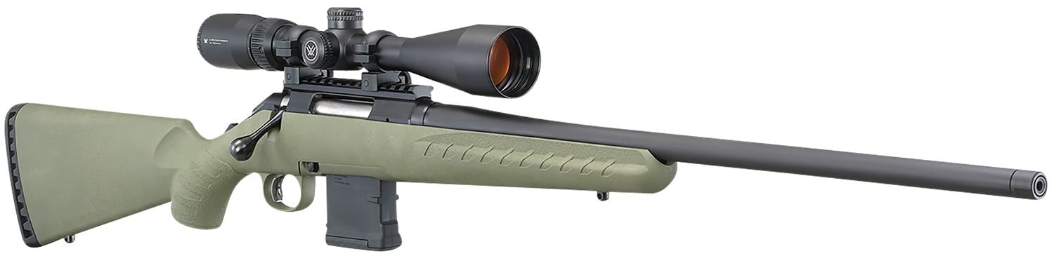 Ruger American Predator Moss Green .223 Rem 22" Barrel 10-Rounds Vortex Crossfire II - Image 3