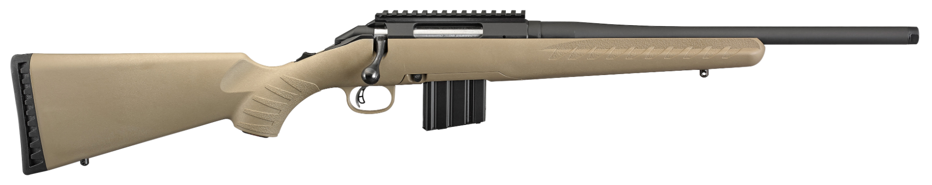 Ruger American Ranch Rifle Flat Dark Earth 6.5 Grendel 16.1" Barrel 10-Rounds