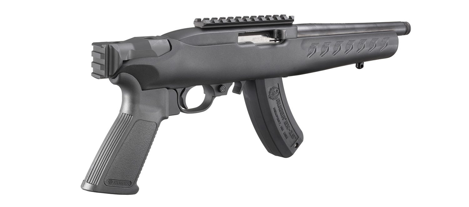 Ruger 22 Charger Pistol .22 LR 8" Barrel 15-Round w/ Bipod - Image 3