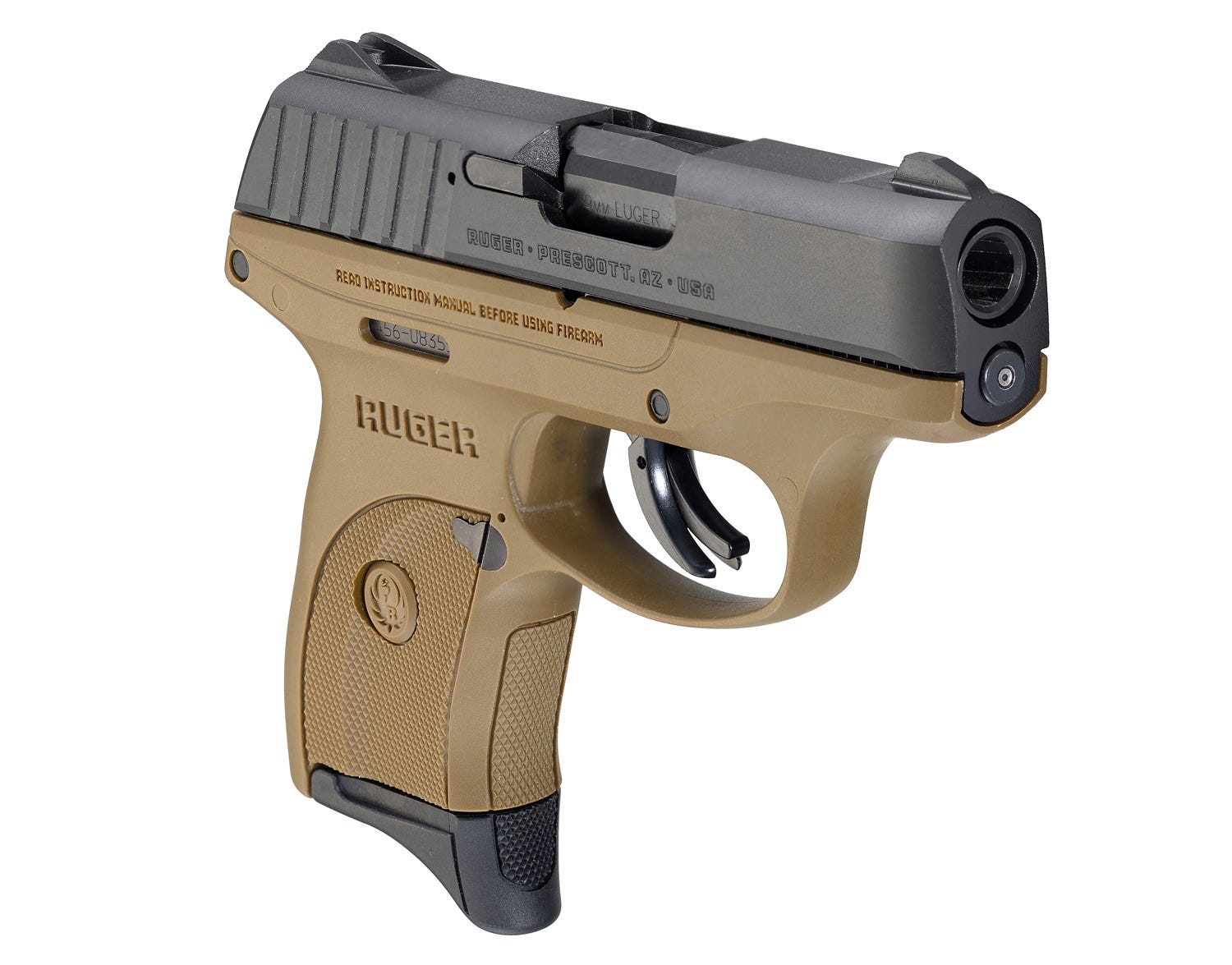 Ruger EC9S Black/FDE 9mm 3.12" Barrel 7-Rounds - Image 2