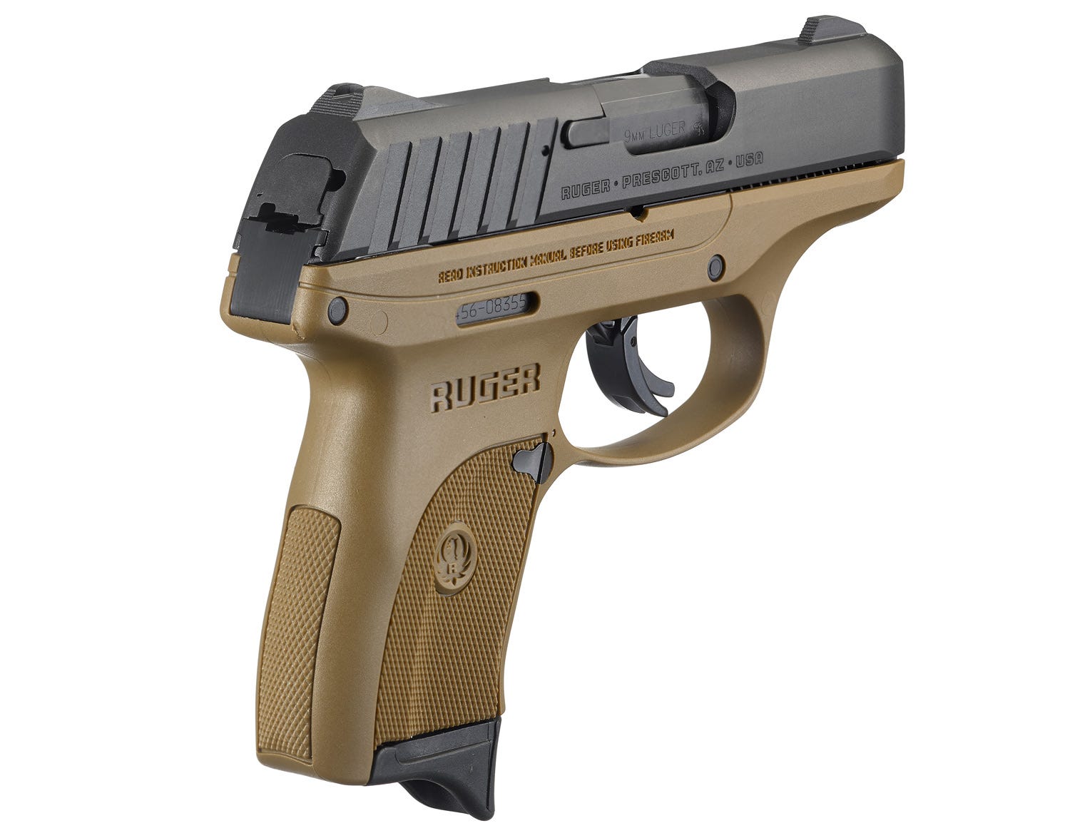 Ruger EC9S Black/FDE 9mm 3.12" Barrel 7-Rounds - Image 3